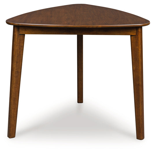 Ocala Furniture Outlet - Ashley Furniture - Tameride Dining Table - Triangle Dining Room Table / Brown - PCD609-16