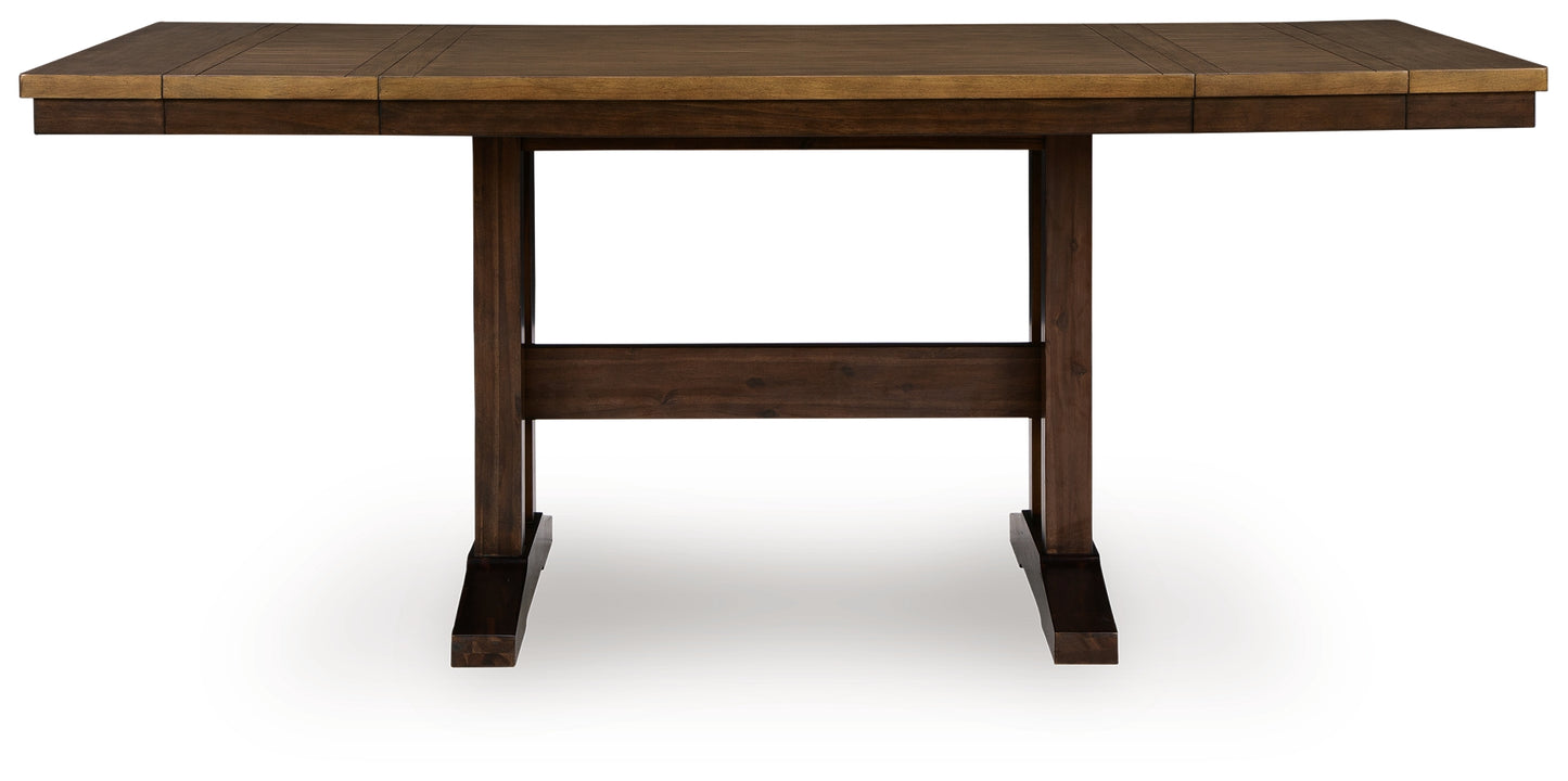 Ocala Furniture Outlet - Ashley Furniture - Rylandeen Dining Room - RECT DRM Counter EXT Table - PCD651-32