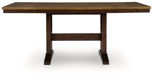 Ocala Furniture Outlet - Ashley Furniture - Rylandeen Dining Room - RECT DRM Counter EXT Table - PCD651-32