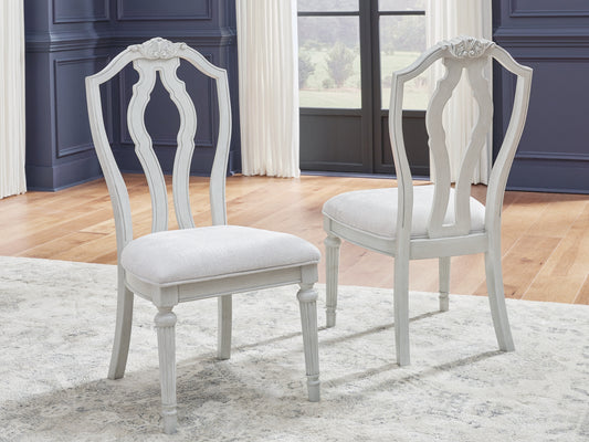 Ocala Furniture Outlet - Ashley Furniture - Montelaine Dining Room - Oval Dining Room EXT Table / Antique White - D795-35
