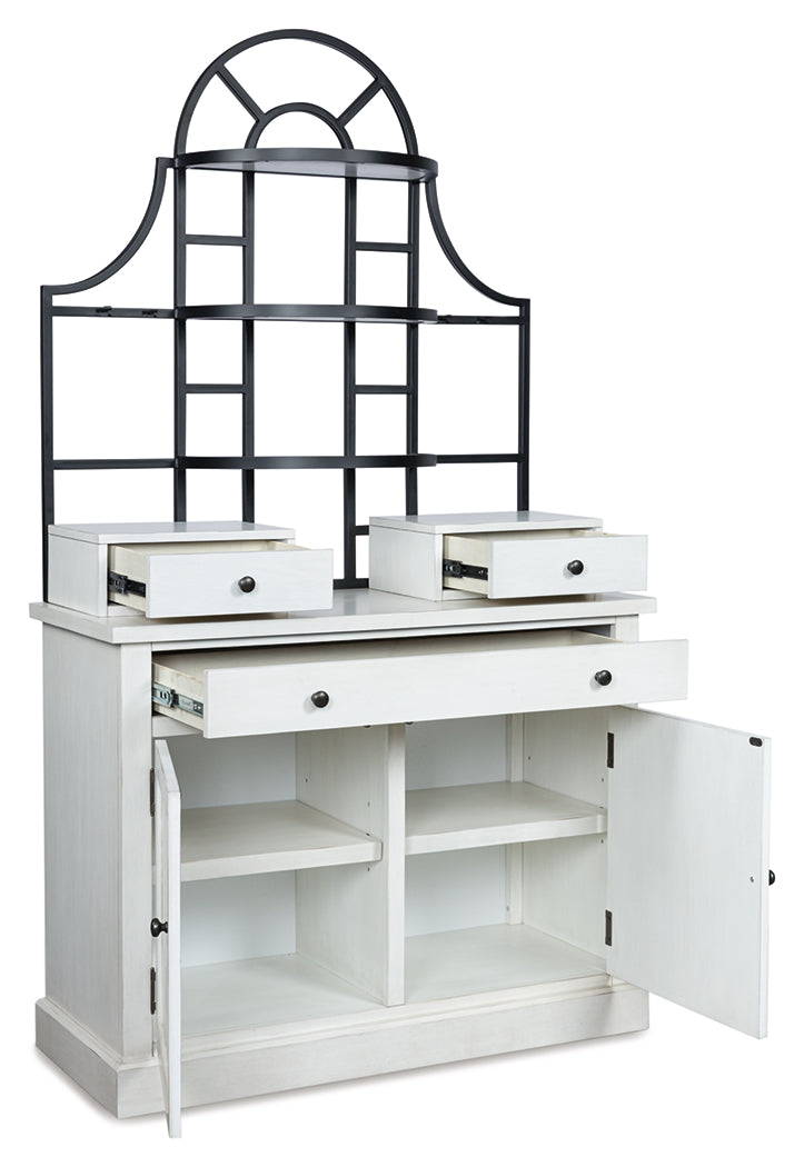 Ocala Furniture Outlet - Ashley Furniture - Greddinton Baker's Rack - Baker's Rack / White - PCD824D1