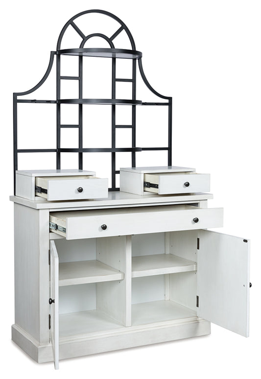 Ocala Furniture Outlet - Ashley Furniture - Greddinton Baker's Rack - Baker's Rack / White - PCD824D1