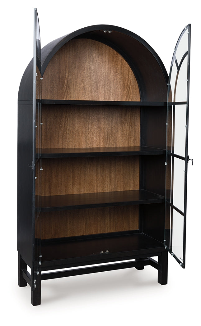 Ocala Furniture Outlet - Ashley Furniture - Greddinton Display Cabinet - Display Cabinet / Black/Brown - PCD824-376