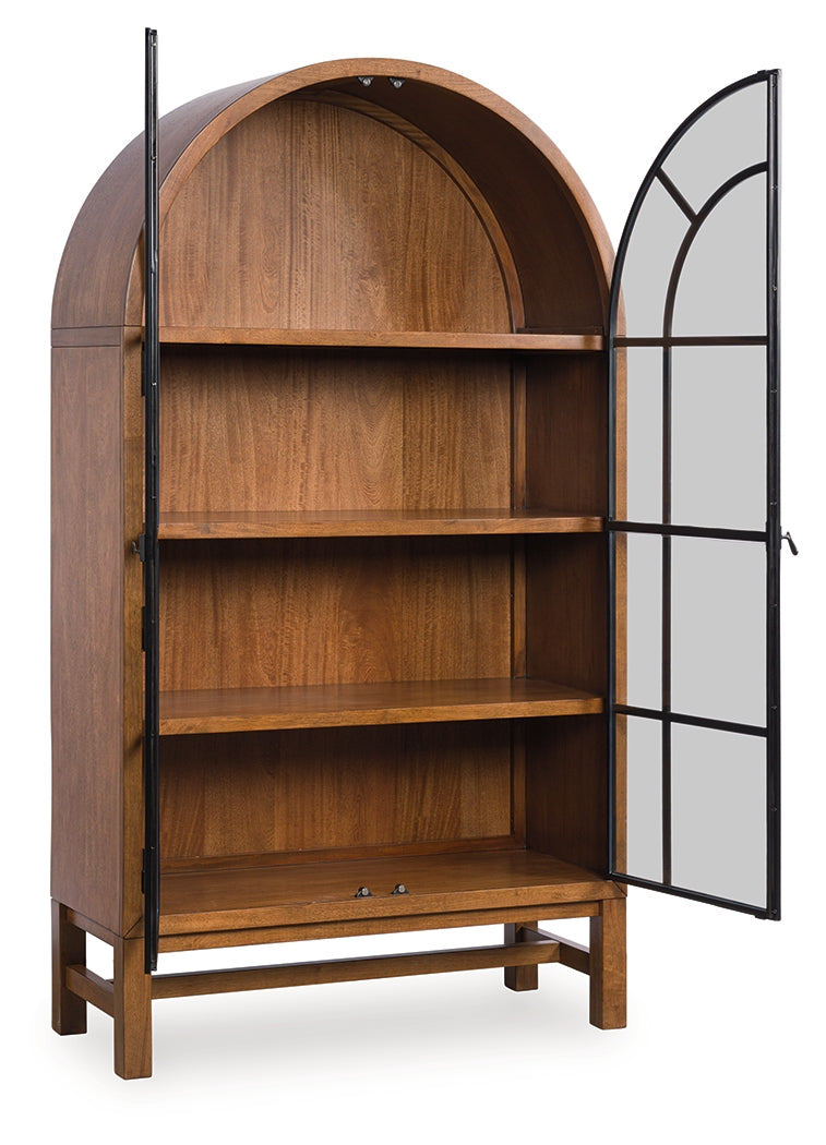 Ocala Furniture Outlet - Ashley Furniture - Greddinton Display Cabinet - Display Cabinet / Brown/Black - PCD824-476