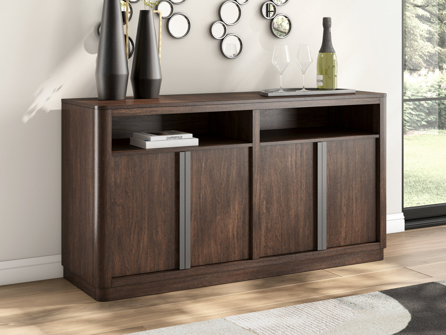 Ocala Furniture Outlet - Ashley Furniture - Dilenno Dining Server - Dining Room Server / Dark Brown - PCD857-60