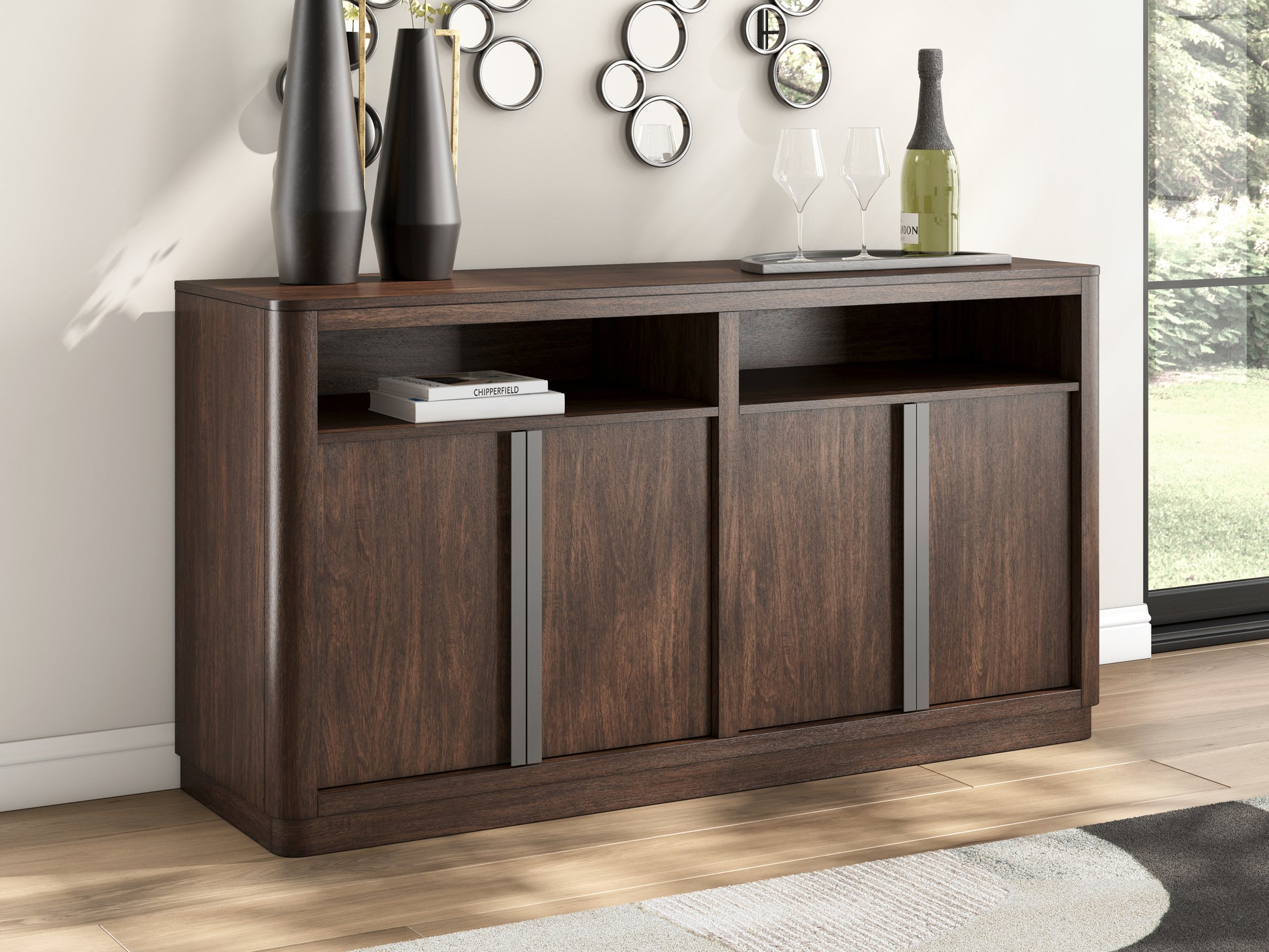Ocala Furniture Outlet - Ashley Furniture - Dilenno Dining Server - Dining Room Server / Dark Brown - PCD857-60