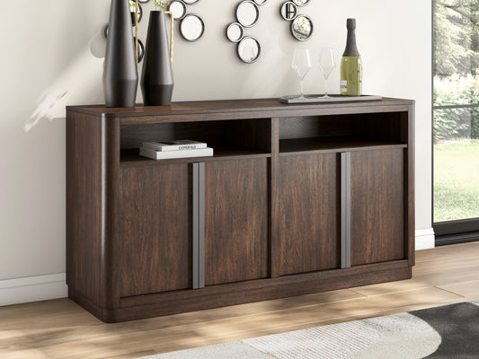 Ocala Furniture Outlet - Ashley Furniture - Dilenno Dining Server - Dining Room Server / Dark Brown - PCD857-60