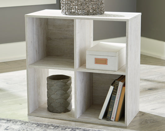Ocala Furniture Outlet - Ashley Furniture - Paxberry Four Cube Organizer - Four Cube Organizer / Whitewash - EA1811-2X2