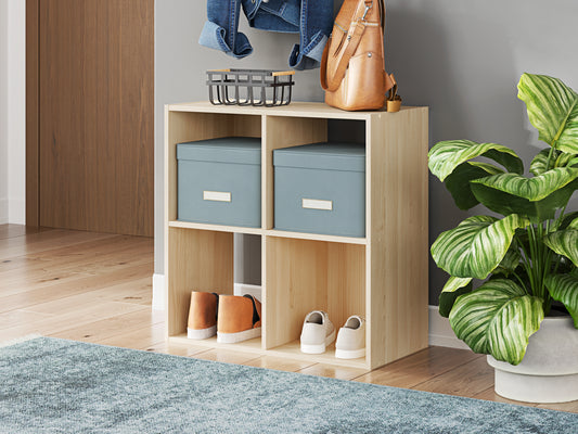Ocala Furniture Outlet - Ashley Furniture - Piperton Four Cube Organizer - Four Cube Organizer / Charcoal - EA5514-2X2