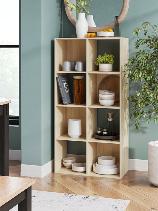 Ocala Furniture Outlet - Ashley Furniture - Piperton Eight Cube Organizer - Eight Cube Organizer / Charcoal - EA5514-4X2