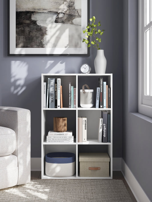 Ocala Furniture Outlet - Ashley Furniture - Onita Six Cube Organizer - Six Cube Organizer / White - EA9630-3X2
