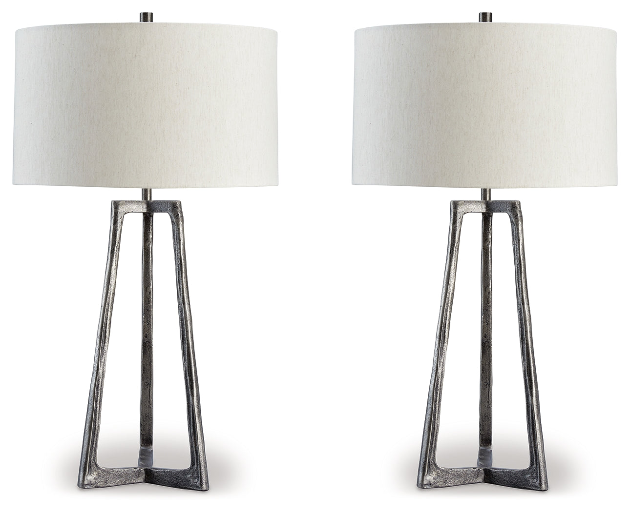 Ocala Furniture Outlet - Ashley Furniture - Ryandale Lighting - Table Lamp (Set of 2) / Antique Pewter Finish - L208334X2