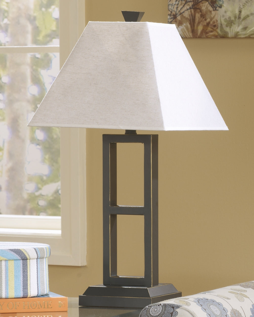 Ocala Furniture Outlet - Ashley Furniture - Deidra Lighting - Metal Table Lamp (Set of 2) / Black - L318924