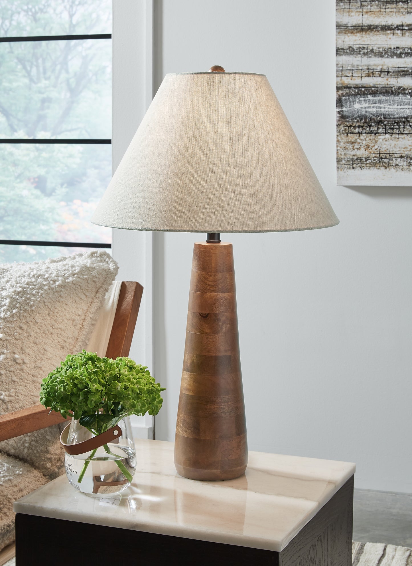 Ocala Furniture Outlet - Ashley Furniture - Danset Lighting - Table Lamp (Set of 2) / Brown - L329104X2