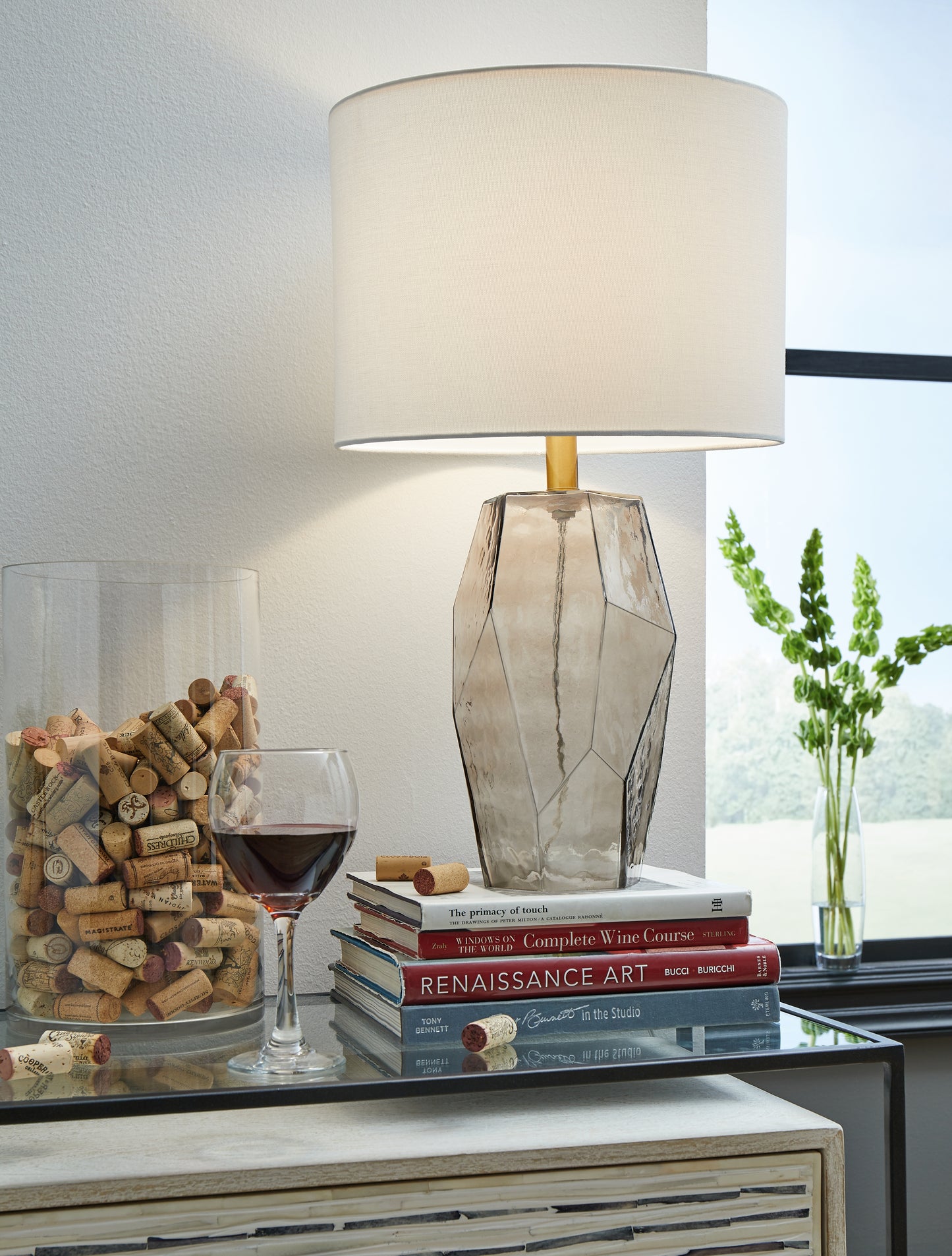 Ocala Furniture Outlet - Ashley Furniture - Taylow Lighting - Table Lamp (Set of 2) / Gray - L430794X2