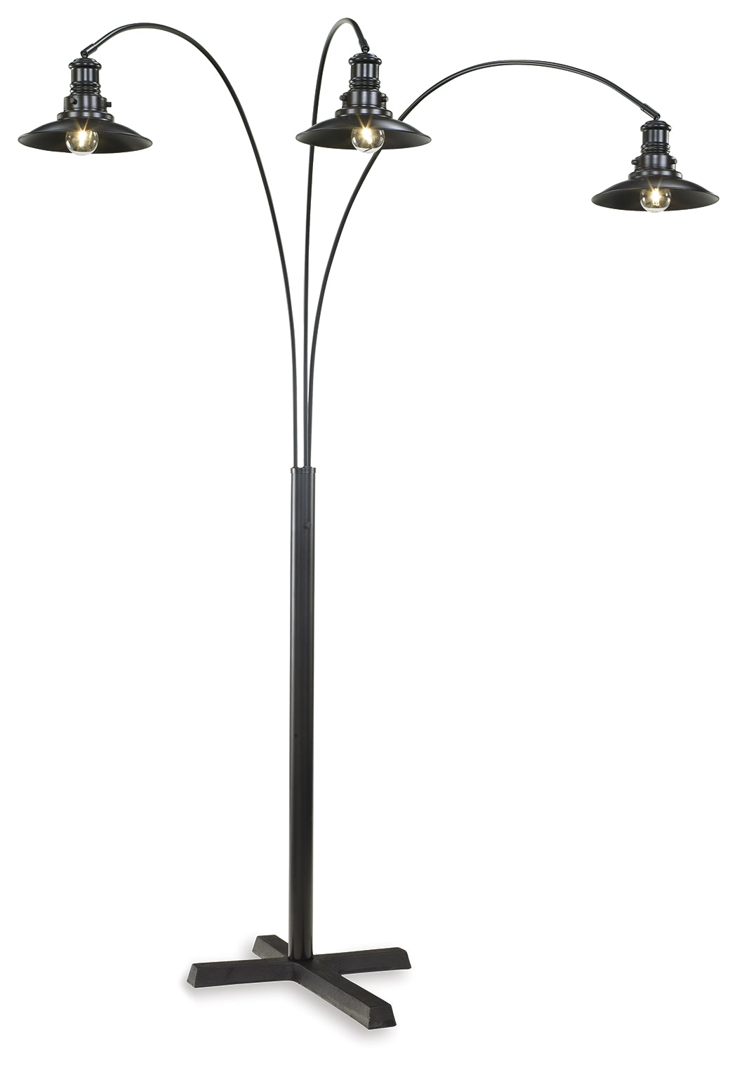 Ocala Furniture Outlet - Ashley Furniture - Sheriel Lighting - Metal Arc Lamp (1/CN) / Black - L725059