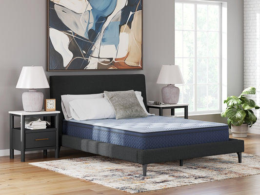 Ocala Furniture Outlet - Ashley Furniture - Peak 2.0 12 Hybrid Mattresses - California King / Light Blue - M20351