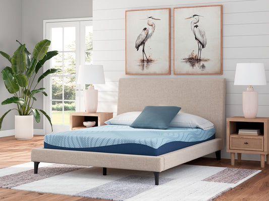 Ocala Furniture Outlet - Ashley Furniture - Peak 2.0 8 Memory Foam Mattresses - Queen / White - M20431