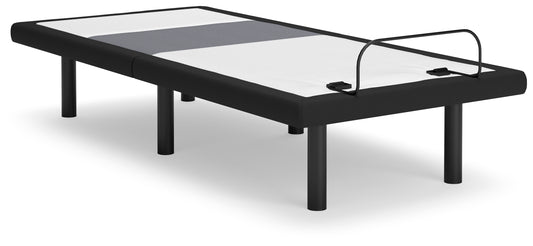 Ocala Furniture Outlet - Ashley Furniture - Best Base with Lumbar and Audio Twin XL Adjustable Base - TXL Adjustable Base / Charcoal Gray - M5X572
