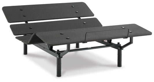 Ocala Furniture Outlet - Ashley Furniture - Cosmic Power Base Queen Adjustable Base - Queen Adjustable Base / Black - M8X232