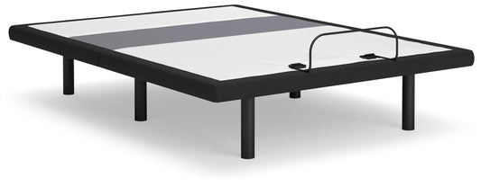 Ocala Furniture Outlet - Ashley Furniture - Best Base with Lumbar and Audio Queen Adjustable Base - Queen Adjustable Base / Charcoal Gray - M5X532