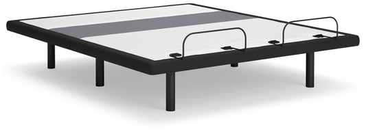 Ocala Furniture Outlet - Ashley Furniture - Best Base with Lumbar and Audio California King Adjustable Base - Cal King Adjustable Base / Charcoal Gray - M5X592