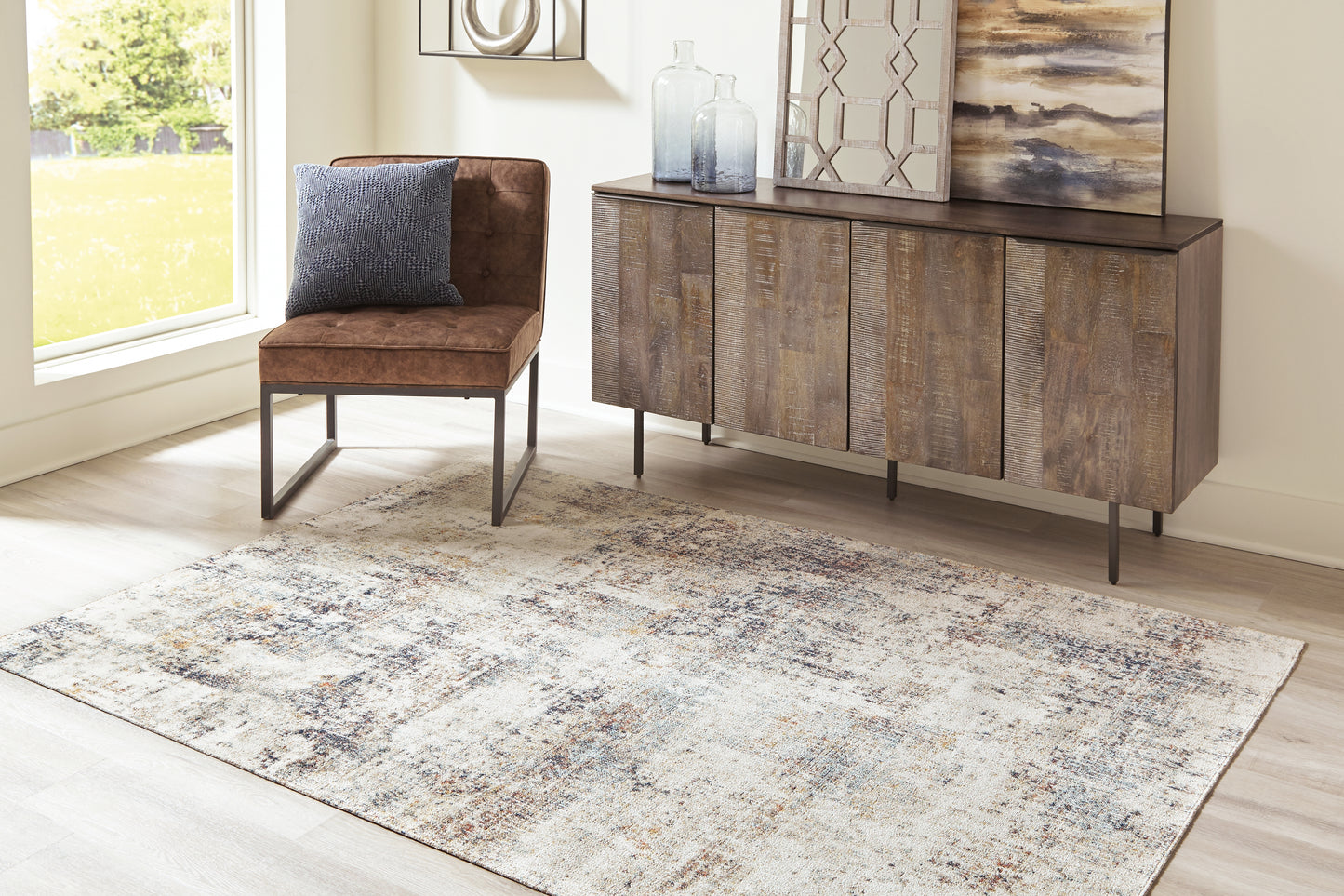 Ocala Furniture Outlet - Ashley Furniture - Jerelyn Rug - 5'3" x 7' Rug / Multi - R405042