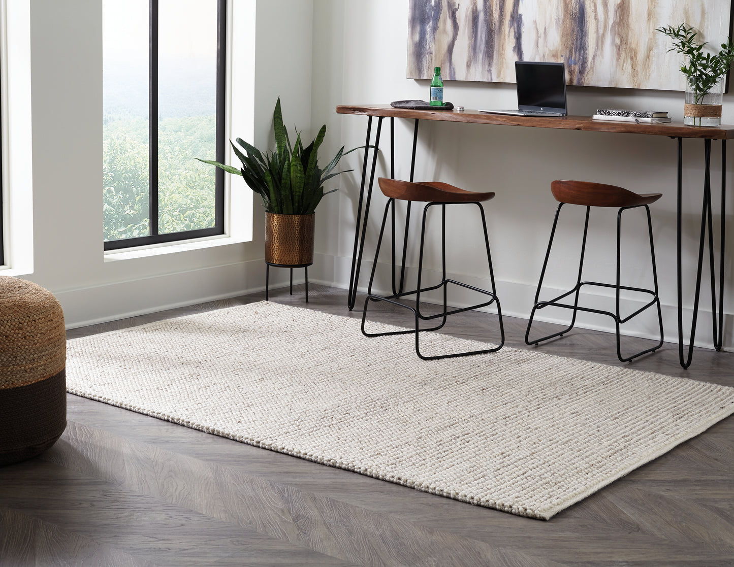 Ocala Furniture Outlet - Ashley Furniture - Jossick Rug - 5' x 7' Rug / Cream/Taupe - R405102