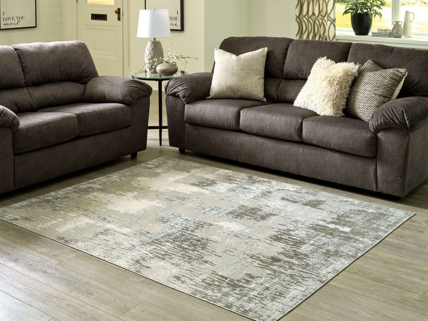 Ocala Furniture Outlet - Ashley Furniture - Arriston Rug - 7'10" x 10' Washable Rug / Multi - R405561