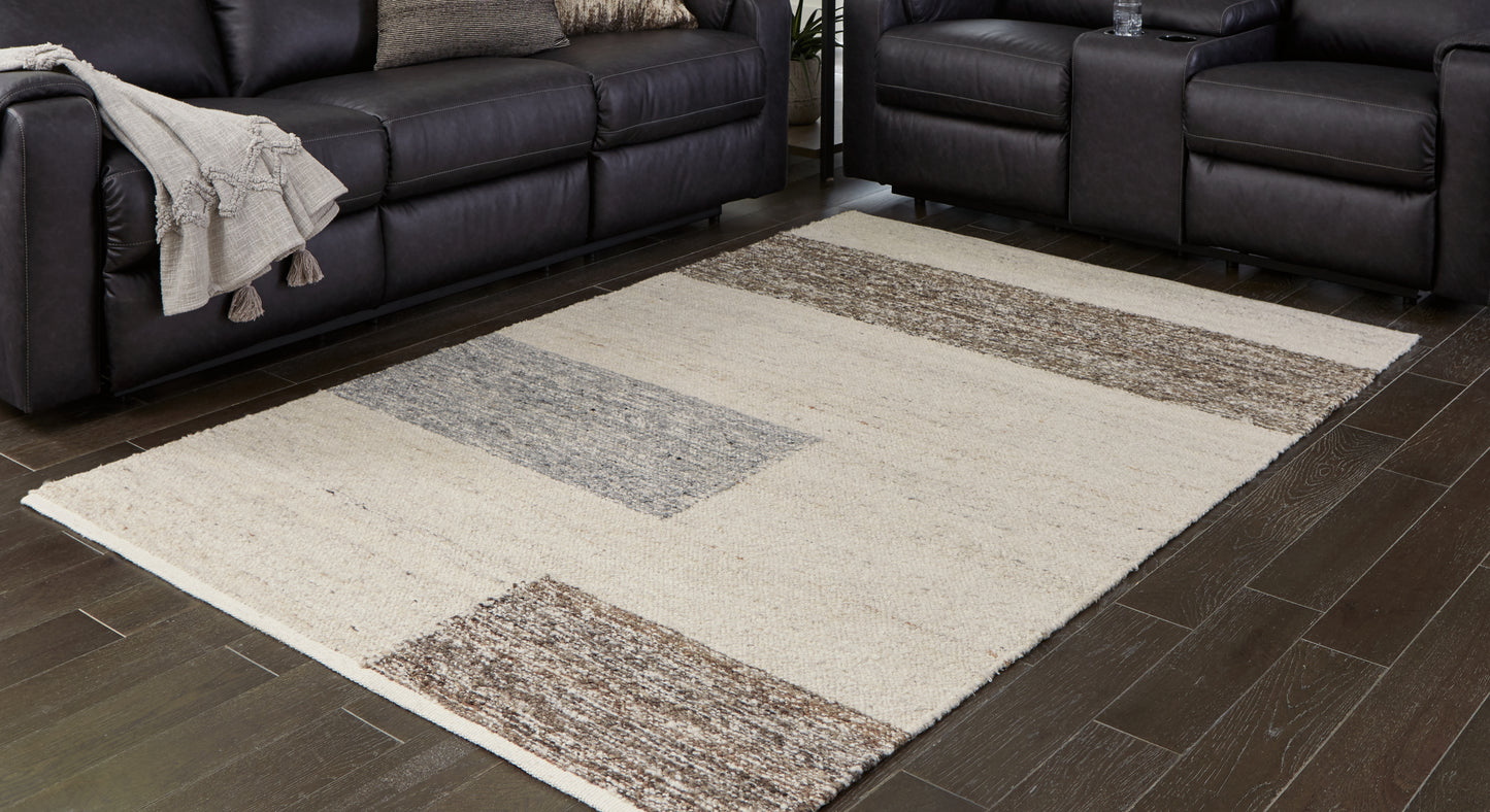 Ocala Furniture Outlet - Ashley Furniture - Barus Rug - 8' x 10' Rug / Beige/Brown/Gray - R406401
