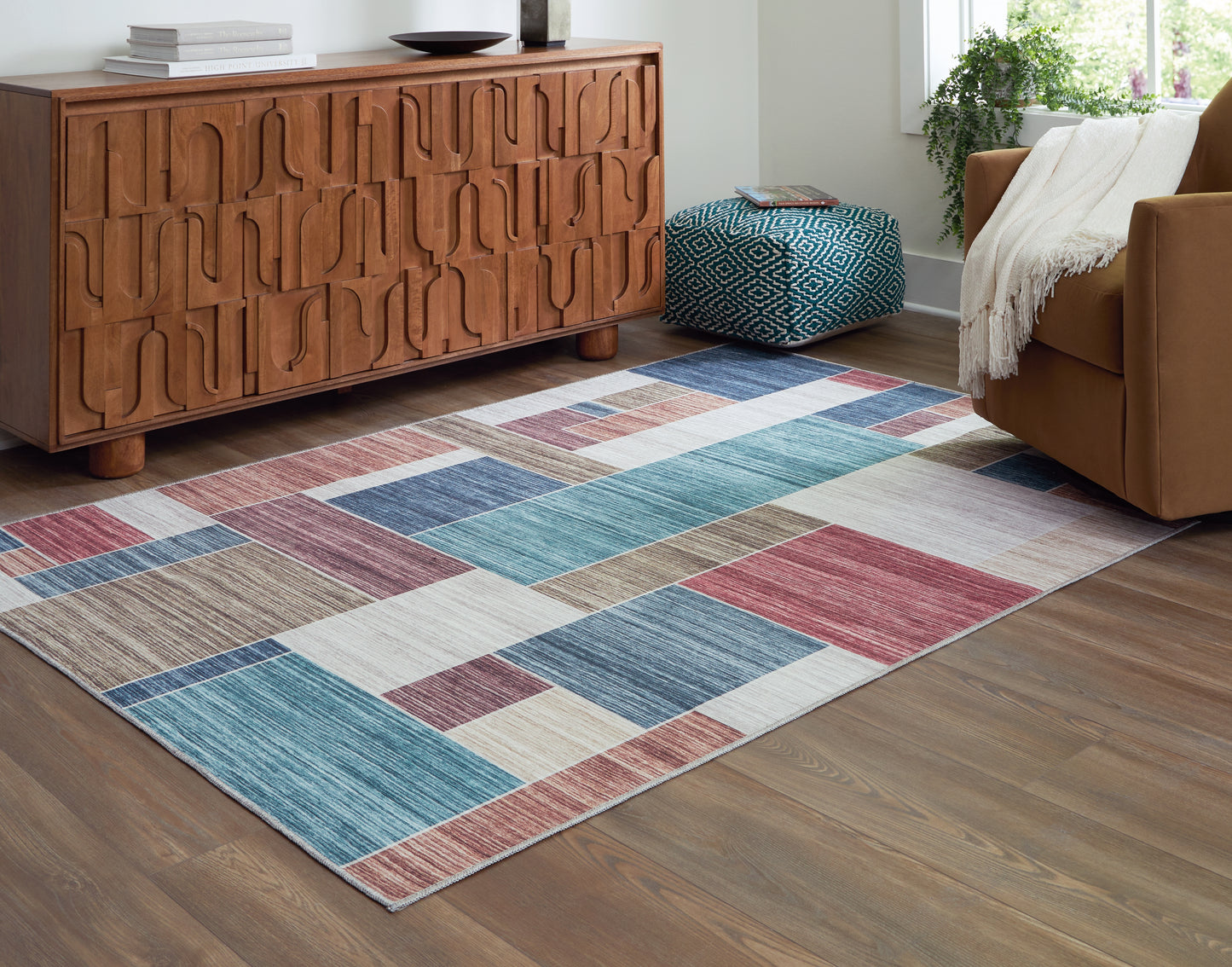Ocala Furniture Outlet - Ashley Furniture - Numore Rug - 8' x 9'11" Washable Rug / Multi - R406661