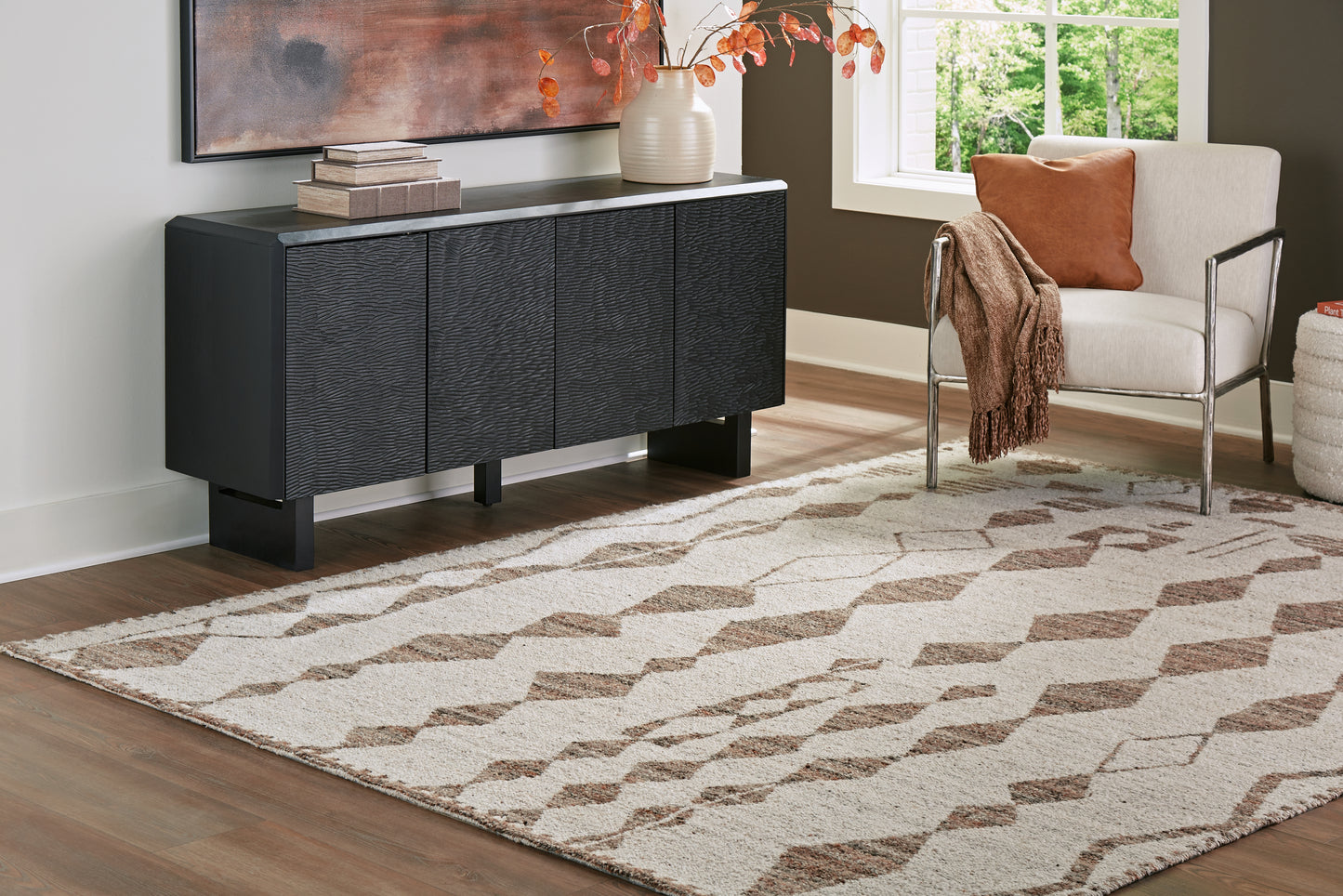 Ocala Furniture Outlet - Ashley Furniture - Brettler Rug - 8' x 10' Rug / Beige/Brown - R406791