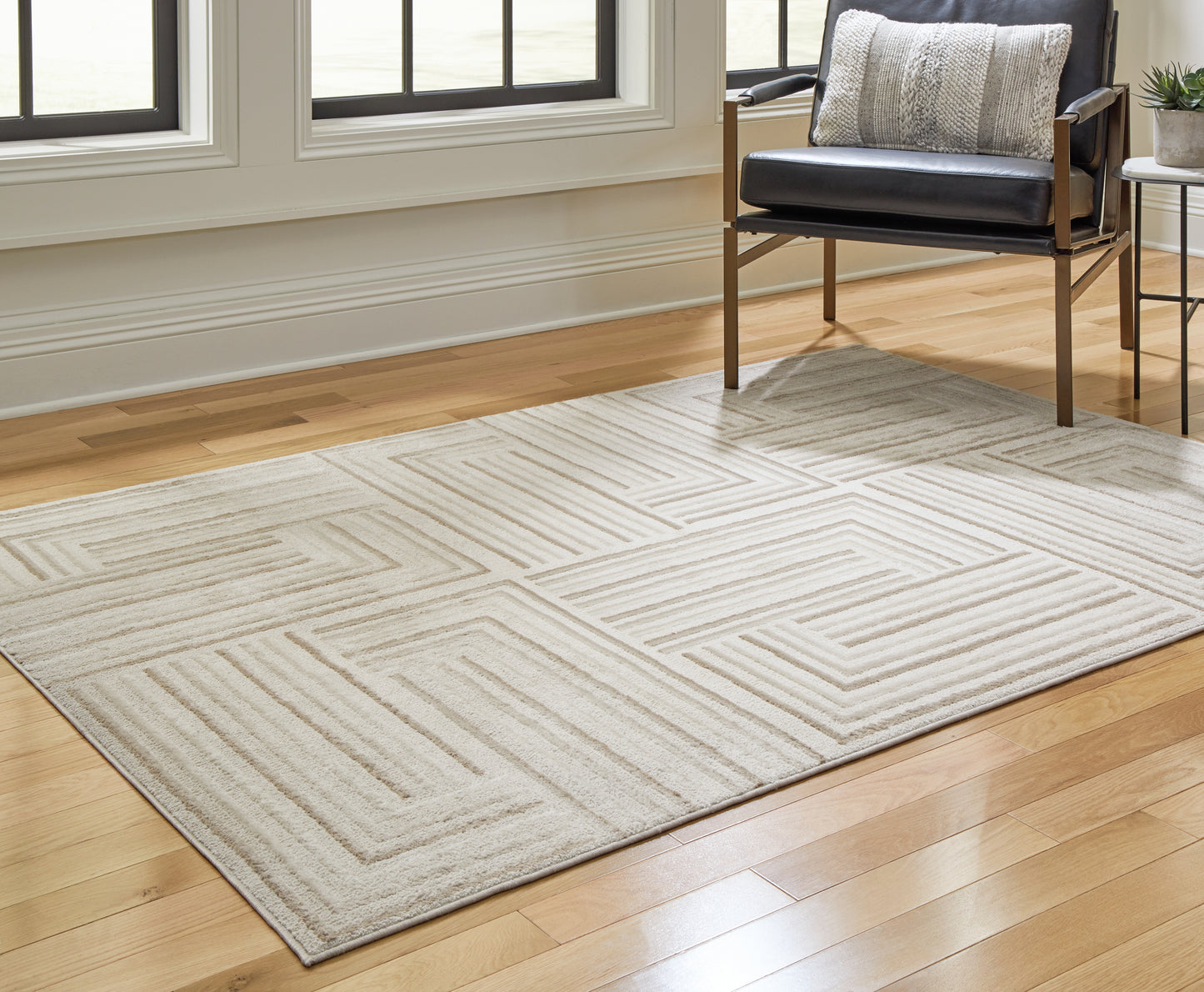 Ocala Furniture Outlet - Ashley Furniture - Darmondard Rug - 8' x 10' Rug / Cream/Taupe - R406941