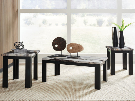 Ocala Furniture Outlet - Ashley Furniture - Jazmore Table (Set of 3) - Occasional Table Set (3/CN) / Dark Brown - T255-13