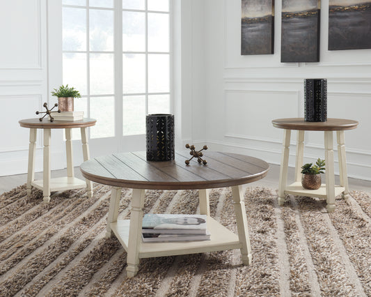 Ocala Furniture Outlet - Ashley Furniture - Bolanbrook Table (Set of 3) - Occasional Table Set (3/CN) / Two-tone - T377-13