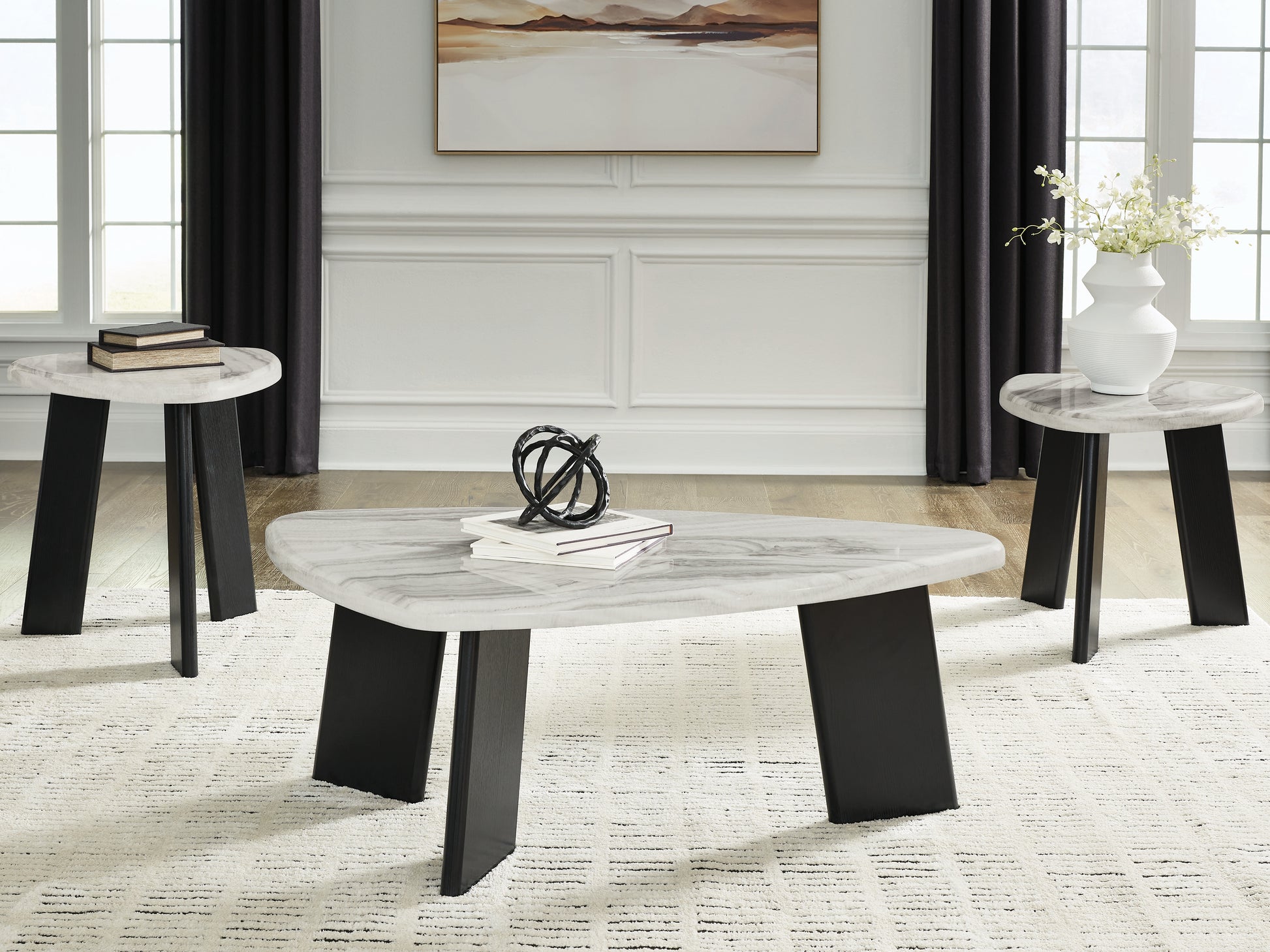 Ocala Furniture Outlet - Ashley Furniture - Lilyberg Table (Set of 3) - Occasional Table Set (3/CN) - T389-13