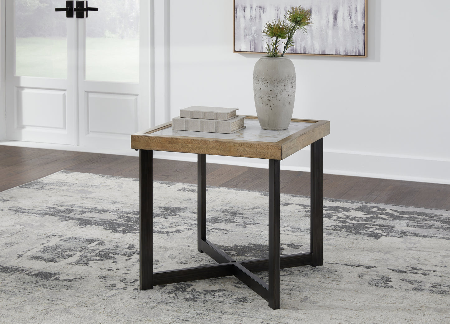 Ocala Furniture Outlet - Ashley Furniture - Montia End Table - Square End Table / Multi - T632-2