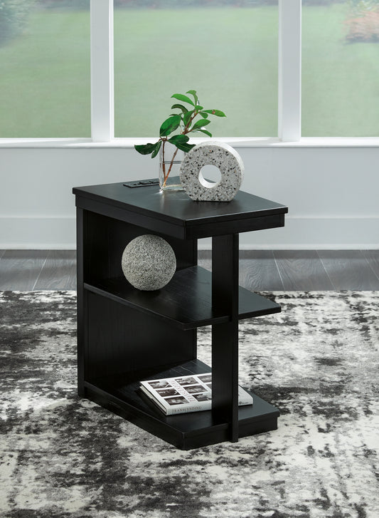 Ocala Furniture Outlet - Ashley Furniture - Winbardi Chairside End Table - Chair Side End Table / Black - T786-7