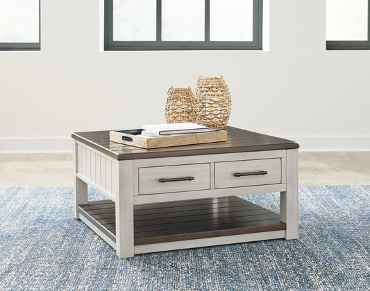 Ocala Furniture Outlet - Ashley Furniture - Darborn Lift-Top Coffee Table - Lift Top Cocktail Table / Gray/Brown - T796-00