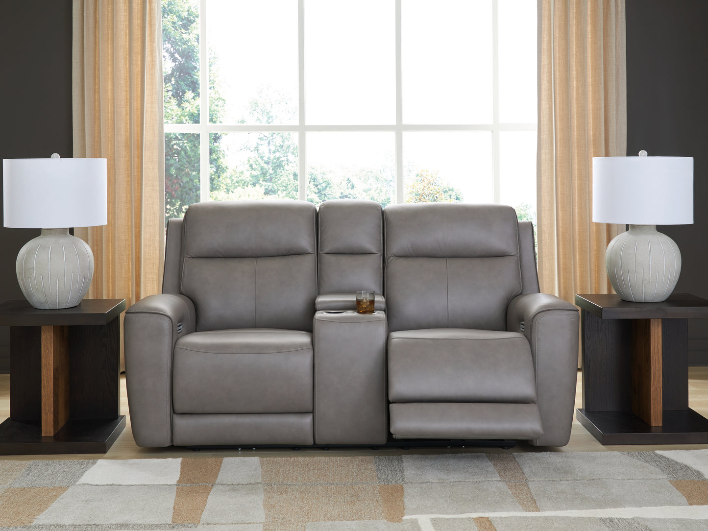 Ocala Furniture Outlet - Ashley Furniture - 5Z-Comfort Living Room - PWR REC Loveseat/CON/ADJ HDRST / Coin - PCU1090018