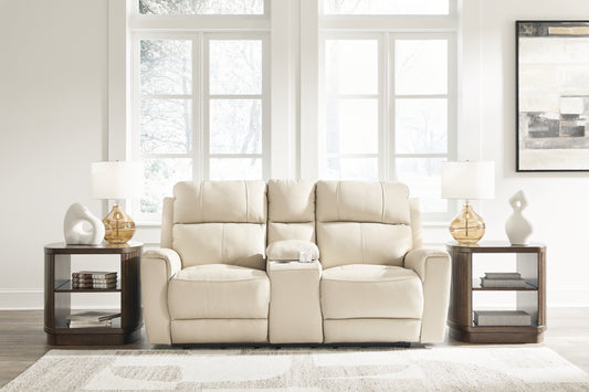 Ocala Furniture Outlet - Ashley Furniture - Dahlmoore Living Room - Reclining Power Sofa / Almond - U1320087