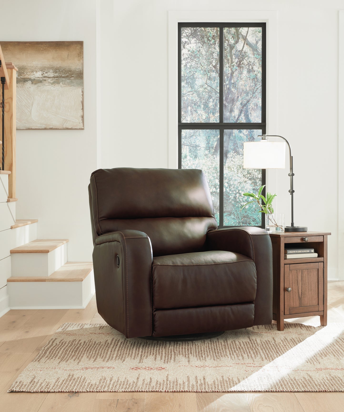 Ocala Furniture Outlet - Ashley Furniture - Emberla Living Room - Swivel Glider Recliner / Coffee - U4480561