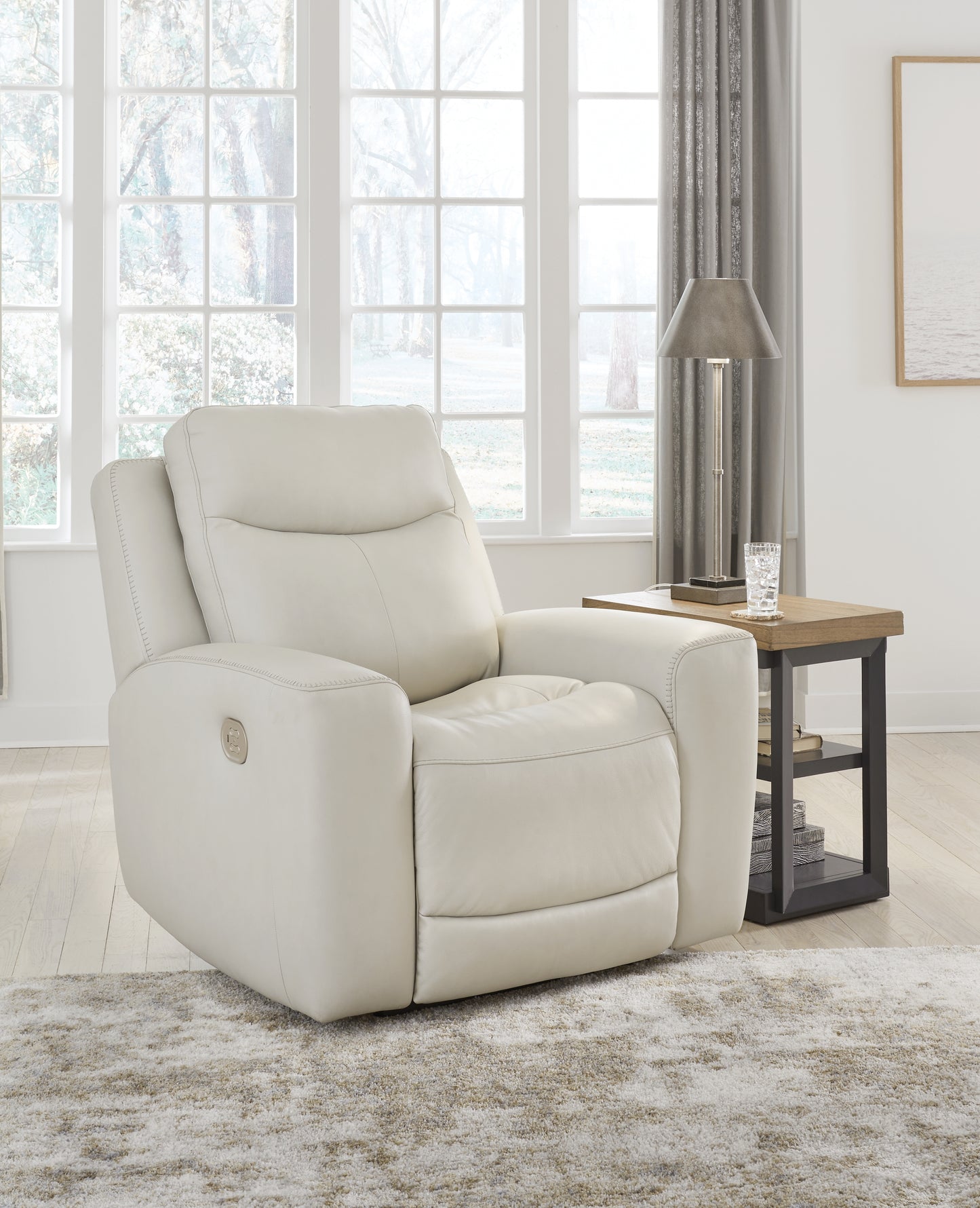 Ocala Furniture Outlet - Ashley Furniture - Mindanao Living Room - PWR Recliner/ADJ Headrest / Coconut - U5950513