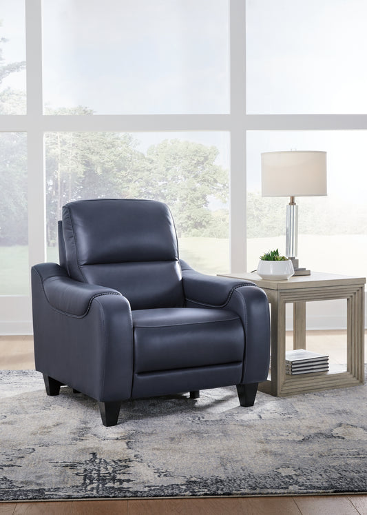 Ocala Furniture Outlet - Ashley Furniture - Mercomatic Living Room - PWR REC Loveseat/ADJ Headrest / Ocean - U7531114