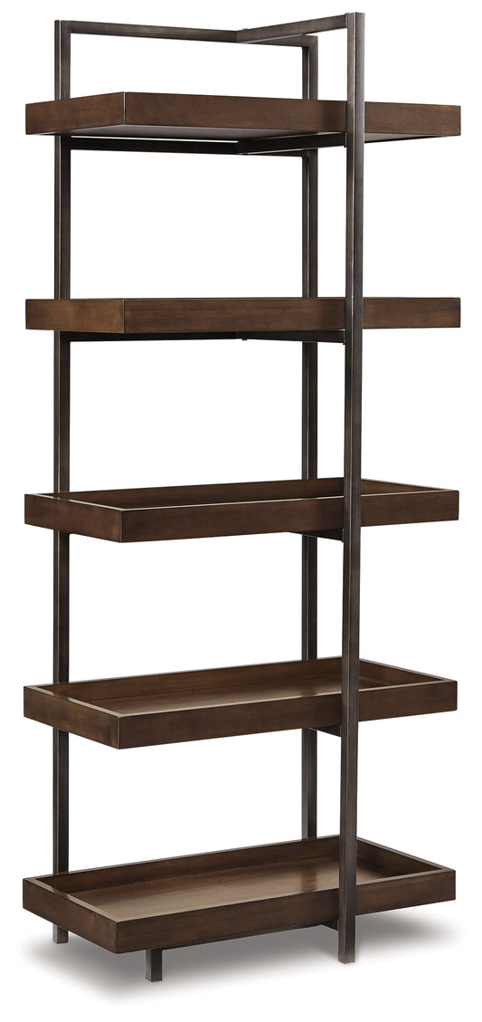 Ocala Furniture Outlet - Ashley Furniture - Starmore Entertainment Center - Left or Right Pier / Brown/Gunmetal - W633-34