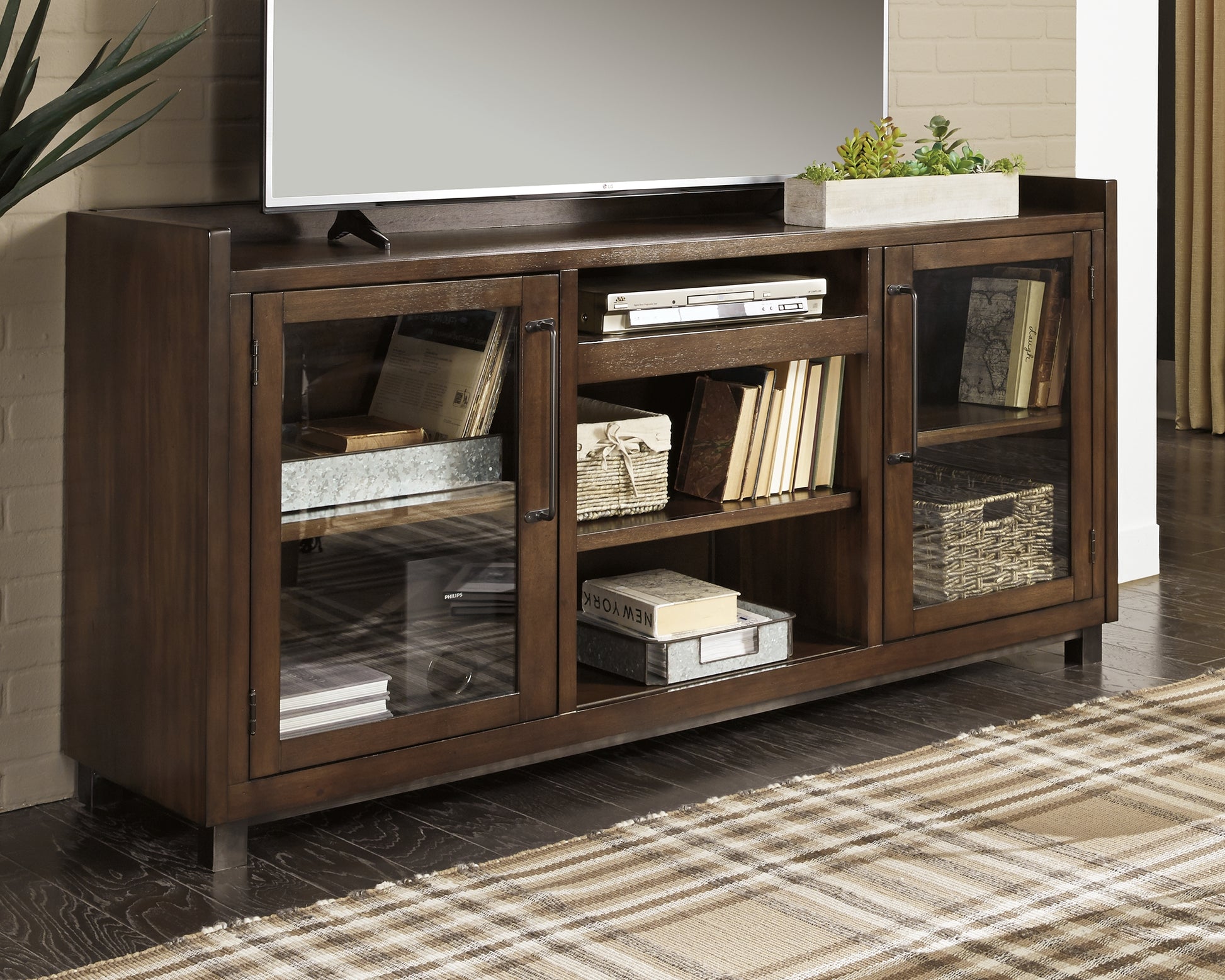 Ocala Furniture Outlet - Ashley Furniture - Starmore 70" TV Stand - 70" / Brown - W633-68