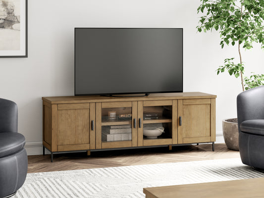 Ocala Furniture Outlet - Ashley Furniture - Torlanta 72" TV Stand - 72" / Brown - W686-68