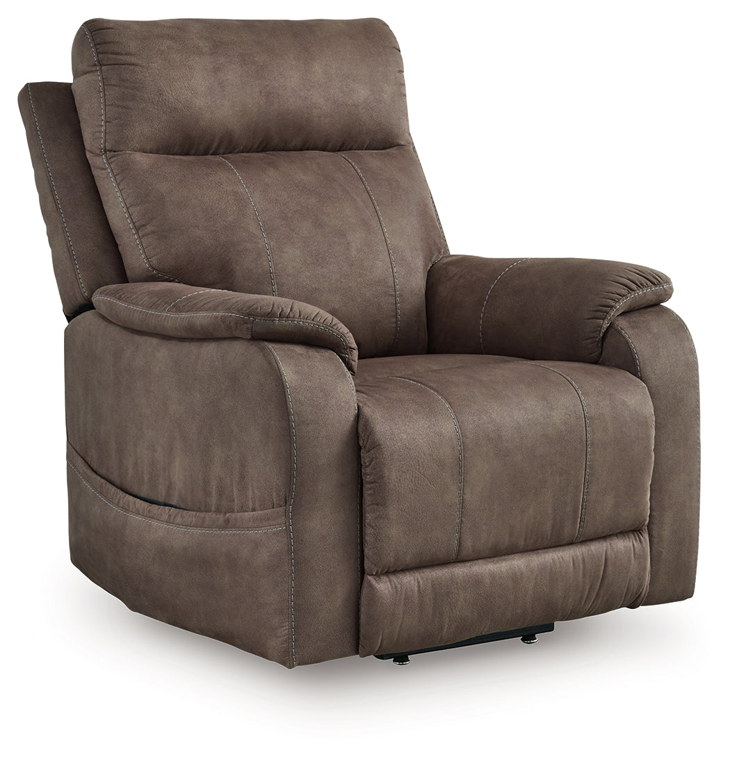 Ocala Furniture Outlet - Ashley Furniture - Crestmeade Living Room - Power Lift Recliner / Espresso - 1350412