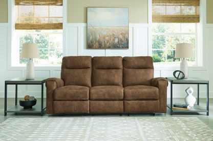 Ocala Furniture Outlet - Ashley Furniture - Edenwold Living Room - Reclining Sofa / Brindle - 1380588