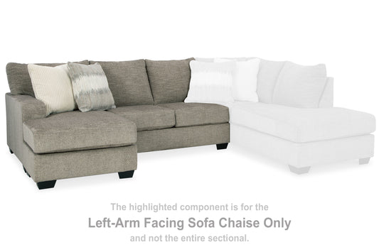 Ocala Furniture Outlet - Ashley Furniture - Creswell Sectional - RAF Corner Chaise / Stone - 1530517